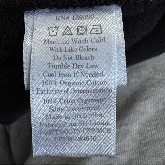 Everlane Mock Neck Cropped Sweatshirt - Picture 5 of 6